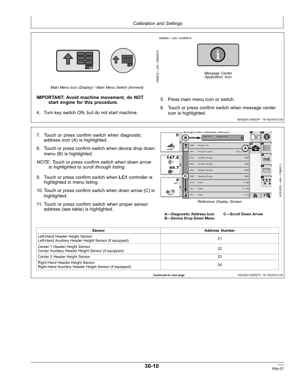 John Deere 600FD Series Flexible Draper Platforms Export Edition (765001-775000) Operator’s Manual (OMHXE69591) Workshop Guide