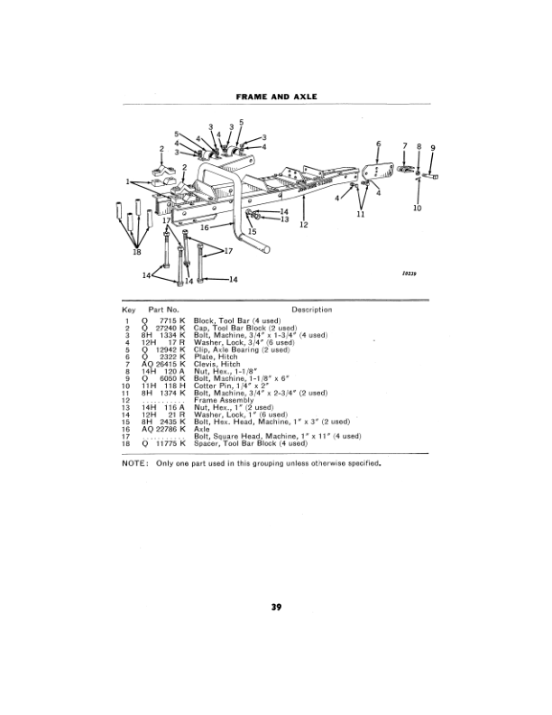 John Deere 410 JD Killefer Combination Unit Operator’s Manual (OMK18849) Workshop Guide
