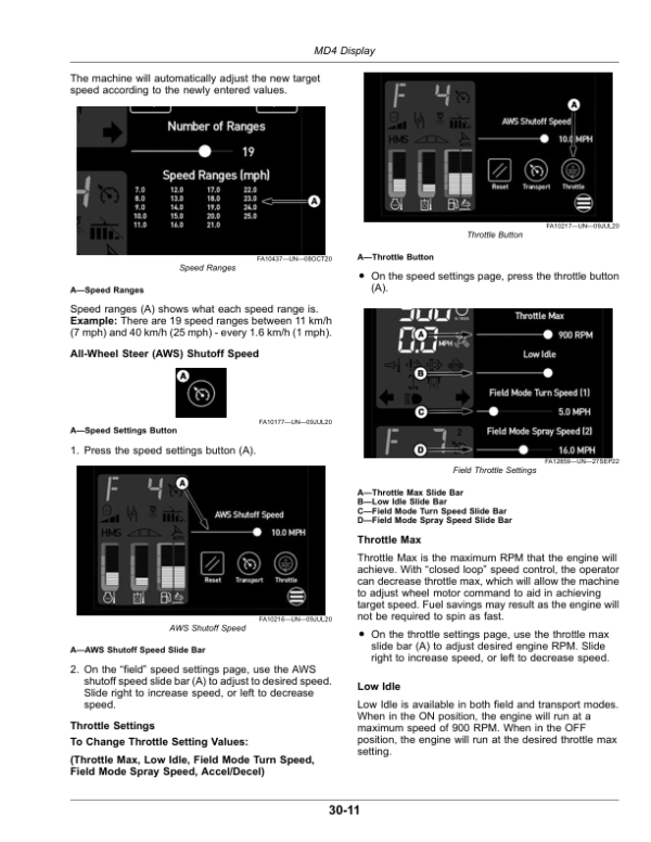 John Deere STS 12, STS 16, STS 20 Self-Propelled Sprayer (023001-024000) (Export Edition) Operator’s Manual (OMKK103855) Workshop Guide