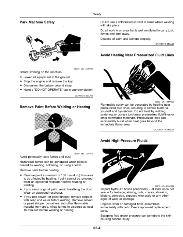 John Deere 410R, 412R, 612R, 616R SelfPropelled Sprayer Operator’s Manual (OMKK104846) Workshop Guide