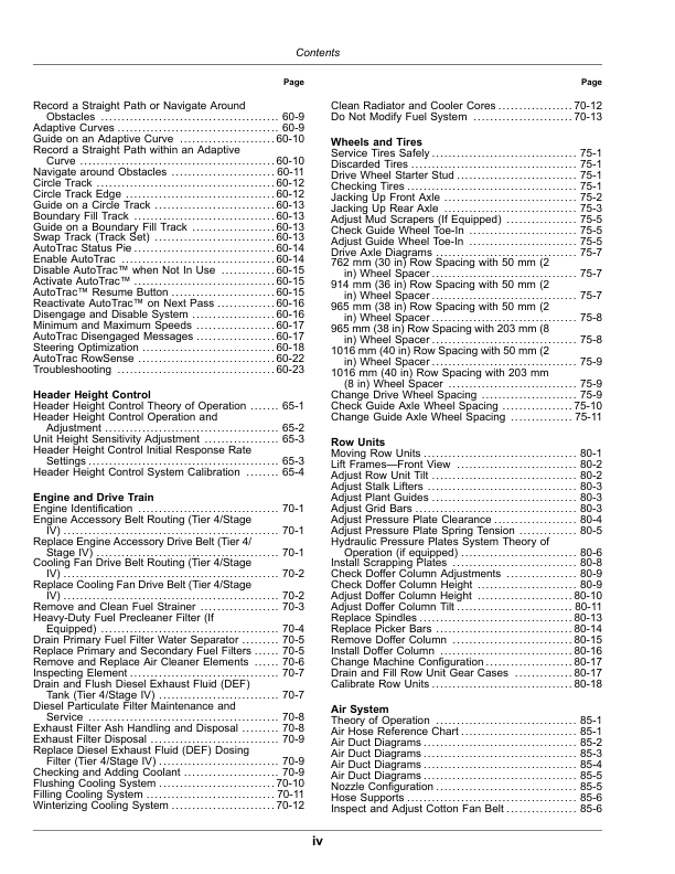 John Deere CP770 (250001-) Operator’s Manual (OMKK125712) Workshop Guide