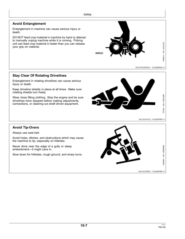 John Deere 7660 Cotton Pickers Operator’s Manual (OMKK12748) Workshop Guide