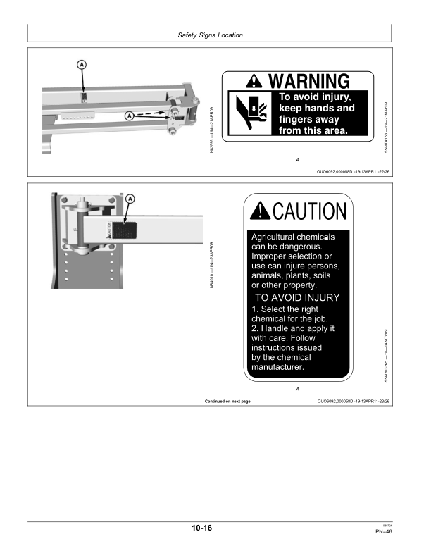 John Deere 4940 Self-Propelled Sprayer/Spreader Operator’s Manual (OMKK13308) Workshop Guide