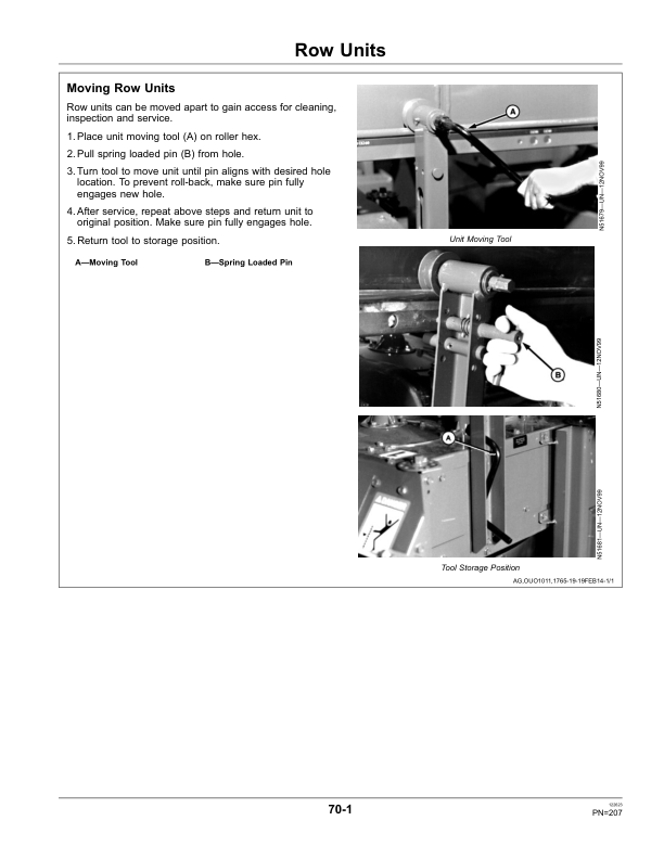 John Deere 7760 Cotton Picker (050001-) Operator’s Manual (OMKK16573) Workshop Guide