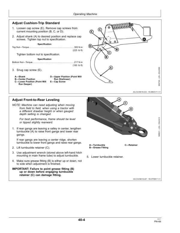 John Deere 2720 Disk Ripper Operator’s Manual (OMKK37757) Workshop Guide