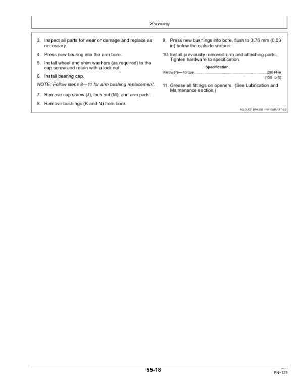 John Deere 1590 Grain Drill Operator’s Manual (OMKK41384) Workshop Guide