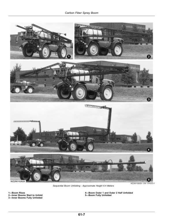 John Deere R4040i & R4050i PowrSpray Chemical Application Vehicle & Demountable Crop Sprayers Operator’s Manual (OMKK41965) Workshop Guide