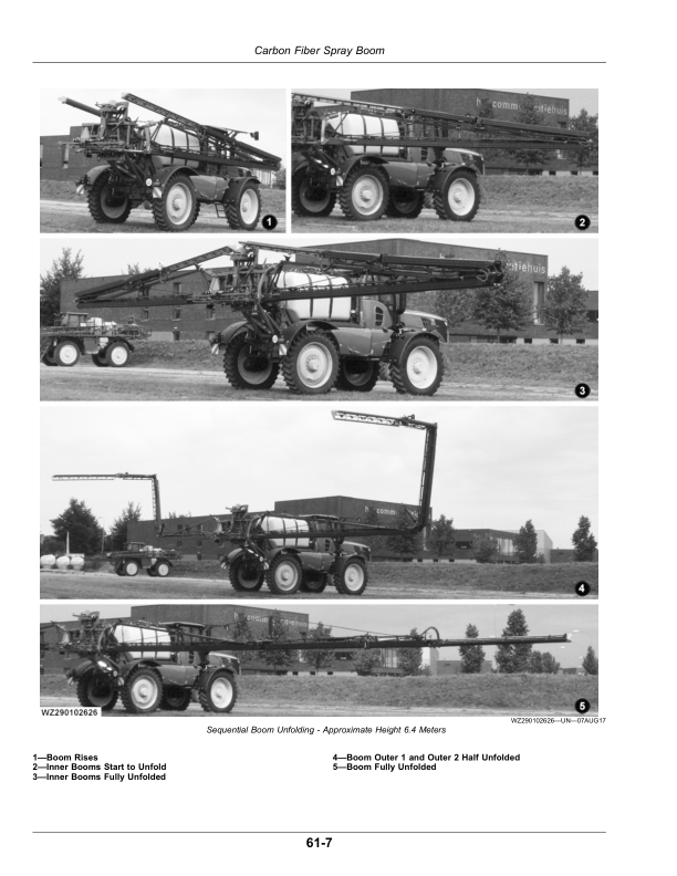 John Deere R4040i & R4050i PowrSpray Chemical Application Vehicle & Demountable Crop Sprayers Operator’s Manual (OMKK41965) Workshop Guide