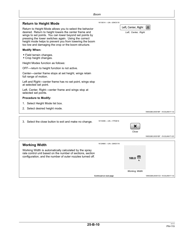 John Deere R4030, R4038 & R4045 Boom Sprayers (China Edition) Operator’s Manual (OMKK42030) Workshop Guide