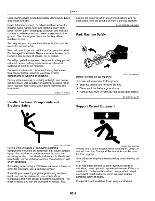 John Deere 2430C Chisel Plow, Conventional Applicator (North American) (780101-) Operator’s Manual (OMKK48128) Workshop Guide