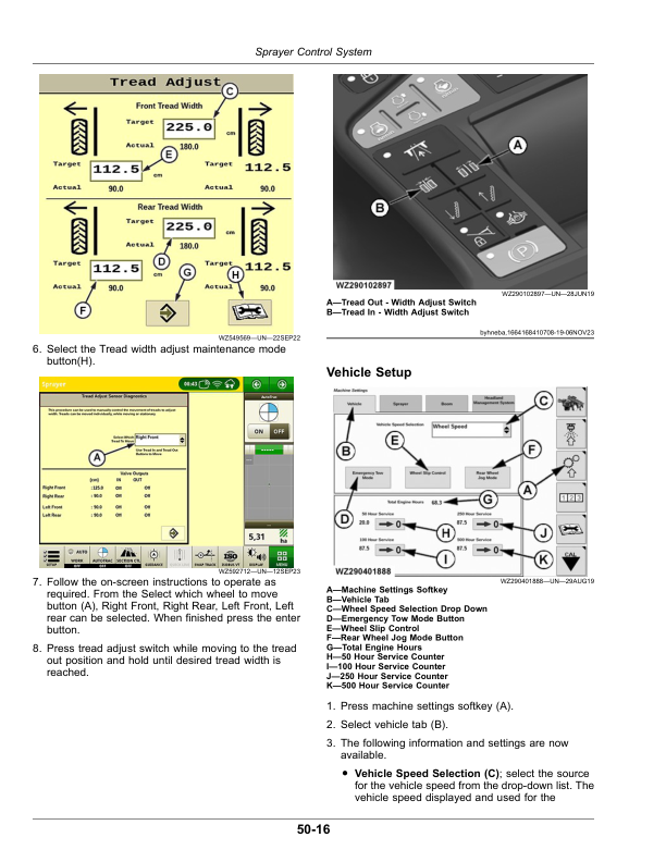 John Deere R4140i, R4150i PowrSpray Chemical Application Vehicle, Demountable Crop Sprayer Operator’s Manual (OMKK56849) Workshop Guide