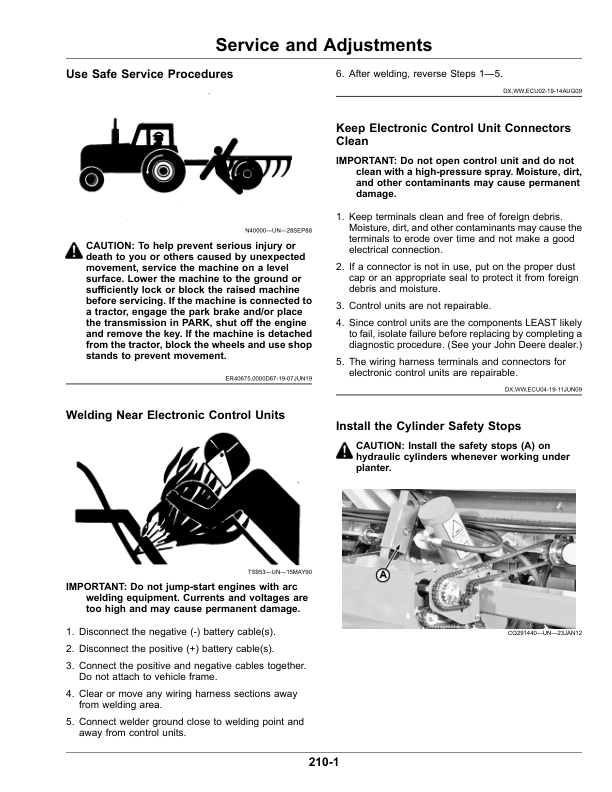 John Deere 1100 Series Planters (130100-140099) (Worldwide Edition) Operator’s Manual (OMKK57888) Workshop Guide