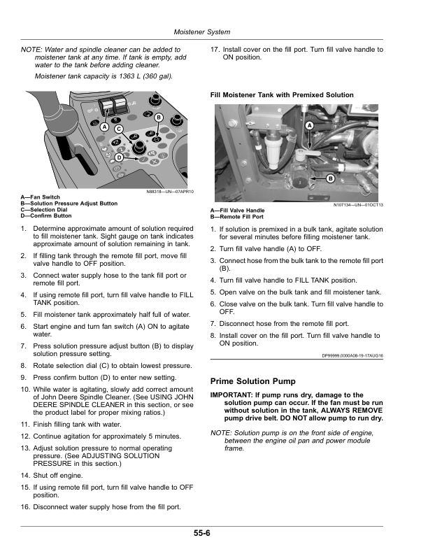 John Deere CP690 Cotton Picker Operator’s Manual (OMKK66163) Workshop Guide