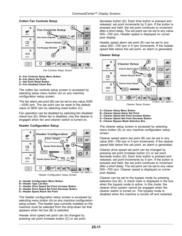 John Deere CS690 Cotton Stripper Operator’s Manual (OMKK66193) Workshop Guide