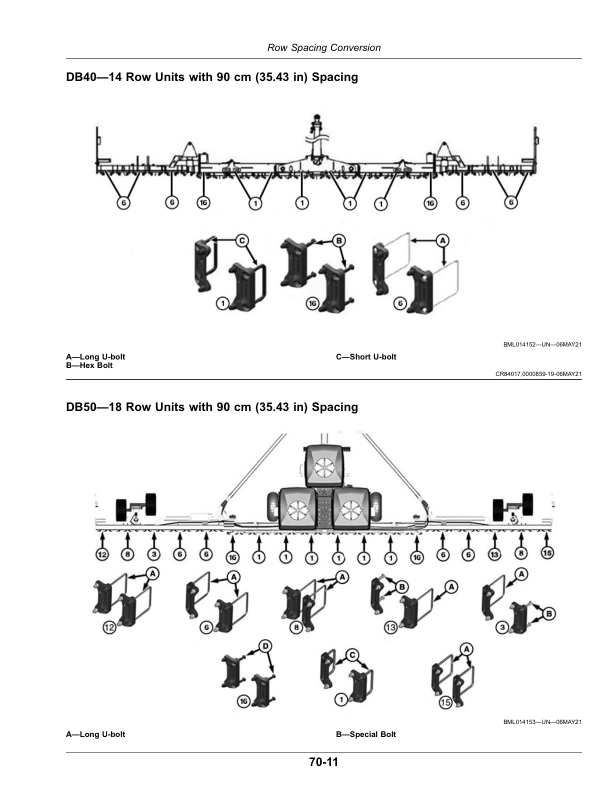 John Deere DB Series Planters (140100—160099) Operator’s Manual (OMKK81964) Workshop Guide
