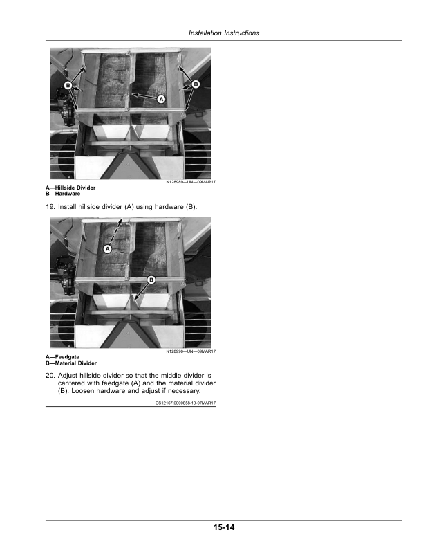 John Deere DN495 Dry Spinner Spreader (North America) Operator’s Manual (OMKK83008) Workshop Guide