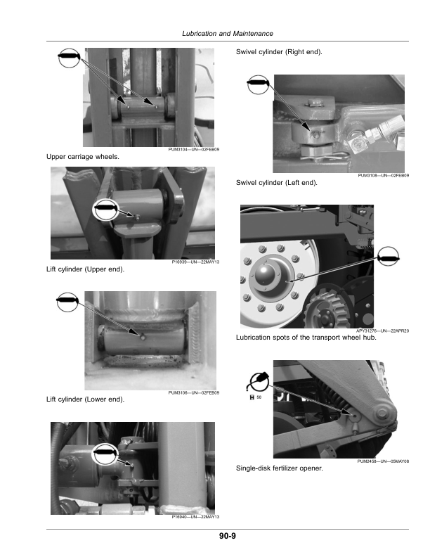 John Deere 1745 Drawn Planter (795101-) (North American) Operator’s Manual (OMKK84366) Workshop Guide