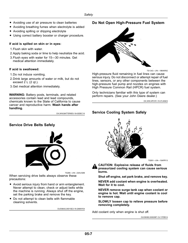 John Deere 204SP Self-Propelled Detasseler (220001-) (Export Edition) Operator’s Manual (OMKK90679) Workshop Guide