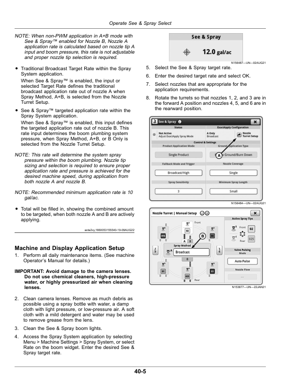 John Deere See & Spray Select (220001-) (North America) Operator’s Manual (OMKK94232) Workshop Guide
