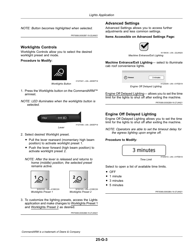 John Deere 400R, 408R, 410R, 412R, 600R, 612R, 616R Self-Propelled Sprayer/Spreader (230001-) (Export Edition) Operator’s Manual (OMKK96016) Workshop Guide