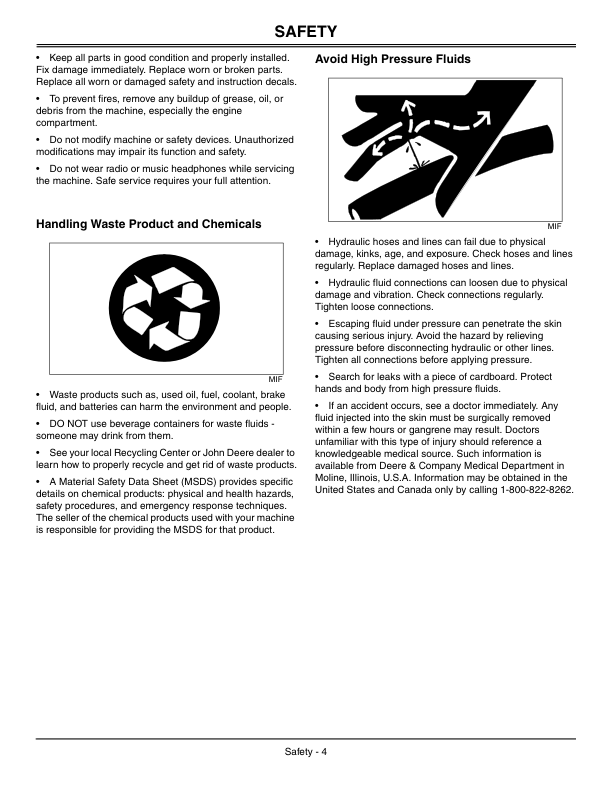 John Deere CP12, CP16, CP18, CP24 Worksite Pro Attachments Operator’s Manuals (OMKV16792) Workshop Guide
