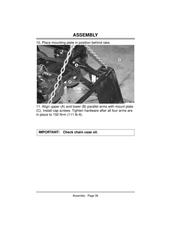 John Deere PR72, PR96 Attachments Operator’s Manuals (OMKV16793) Workshop Guide
