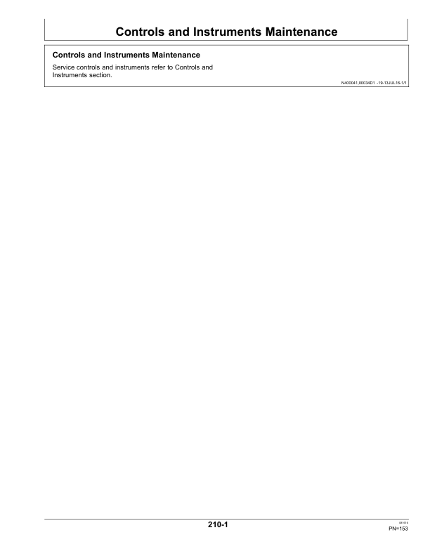 John Deere 6105J, 6140J, 6140JH, 6155J, 6155JH Tractors (August 2016) (Mexico Edition) Operator’s Manual (OML216413) Workshop Guide