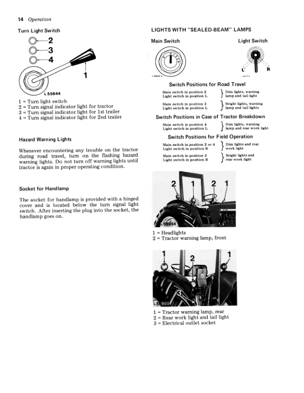 John Deere 3130 Tractor (European Edition) Operator’s Manual (OML29116) Workshop Guide