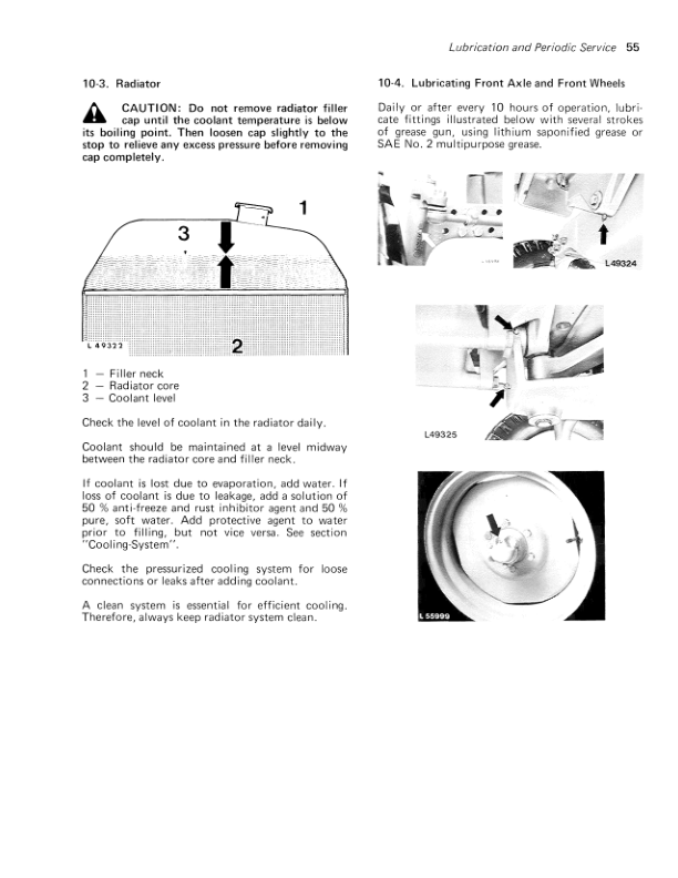 John Deere 3030 & 3130 Tractors – Order with OML30986 (European Edition) Operator’s Manual (OML31534) Workshop Guide