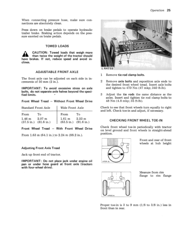 John Deere 4230 & 4430 Tractor Operator’s Manual (OML32713) Workshop Guide