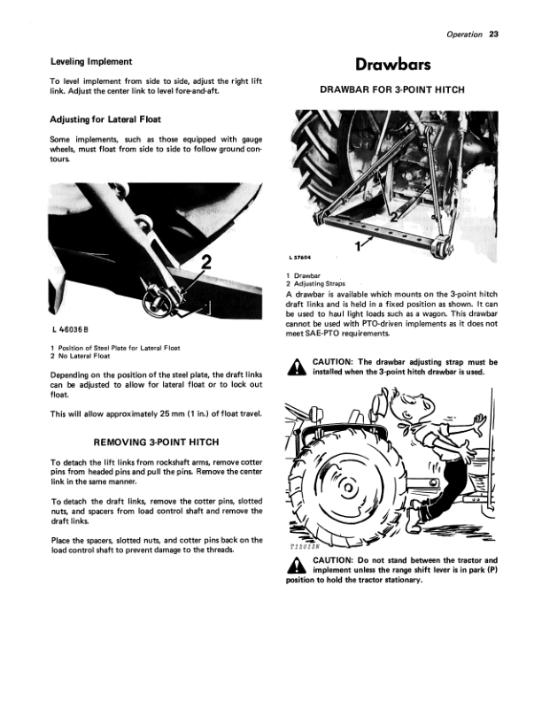John Deere 2040 Utility Tractor Operator’s Manual (OML33529) Workshop Guide