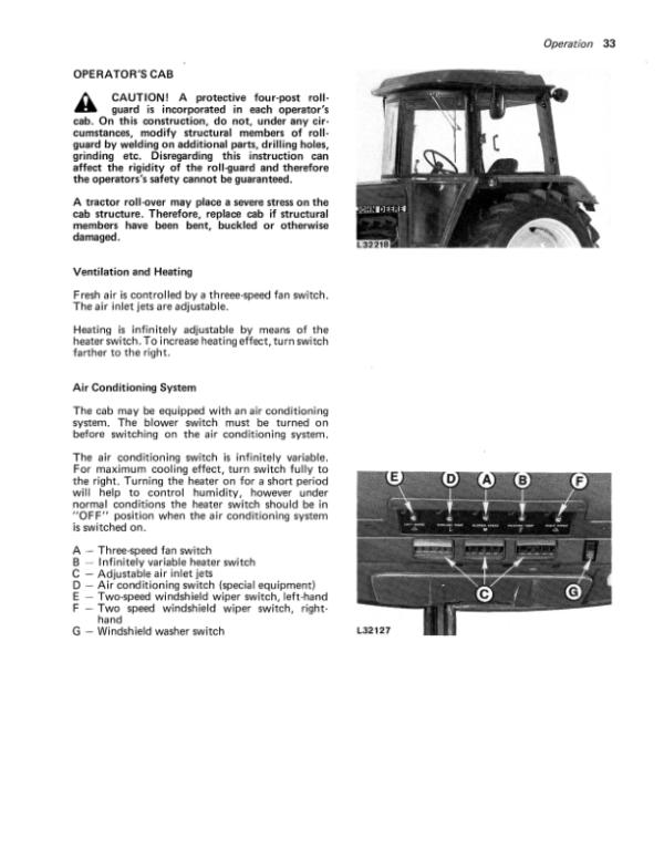 John Deere 2140 Tractor (430000-) Operator’s Manual (OML37119) Workshop Guide