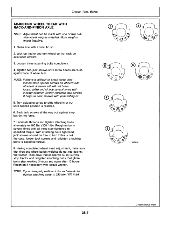 John Deere 2350, 2550 Tractors Operator’s Manuals (OML55481) Workshop Guide