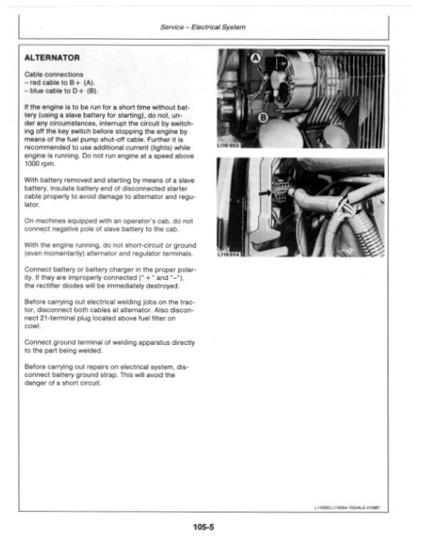 John Deere 1550, 1750, 1850, 1850N, 1950, 1950N Tractors (720000-) Operator’s Manual (OML64431) Workshop Guide