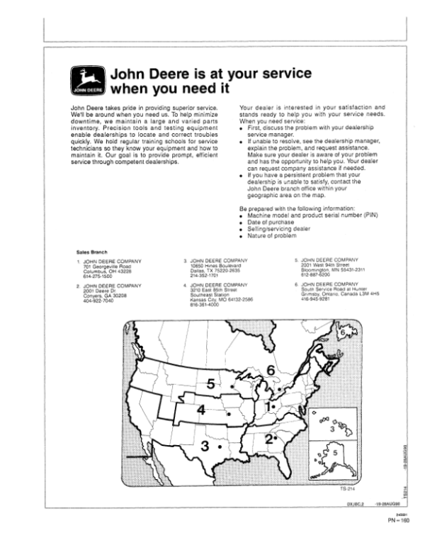 John Deere 3055, 3255 Tractors Operator’s Manual (OML64489) Workshop Guide