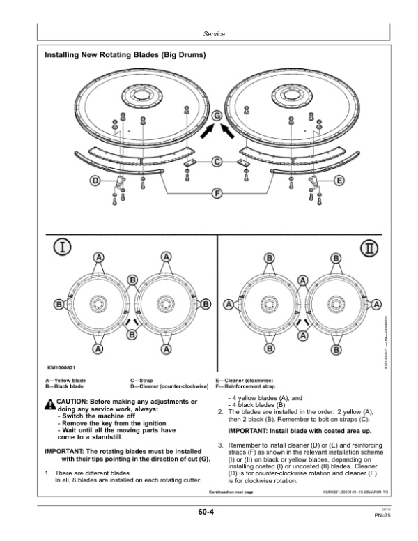 John Deere 770 Rotary Harvesting Unit (North American Version) Operator’s Manual (OMLCA133988) Workshop Guide