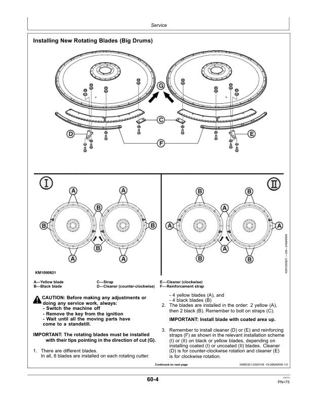 John Deere 770 Rotary Harvesting Unit (North American Version) Operator’s Manual (OMLCA133988) Workshop Guide