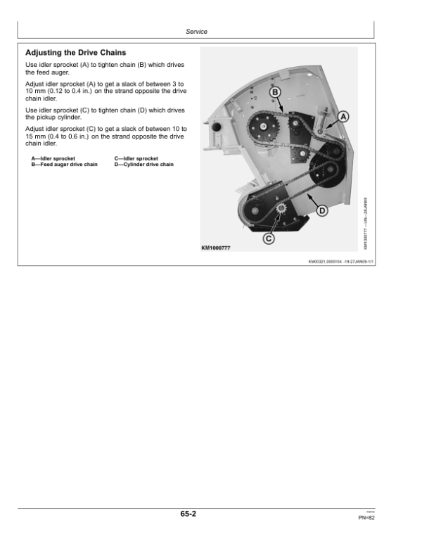 John Deere 630C, 640C, 645C Windrow Pickups Operator’s Manual (OMLCA97498) Workshop Guide