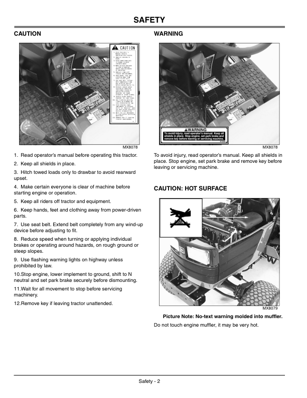 John Deere 4100 Compact Utility Tractors (110001-) Gear, Hydro & Narrow Operator’s Manual (OMLVU12593) Workshop Guide