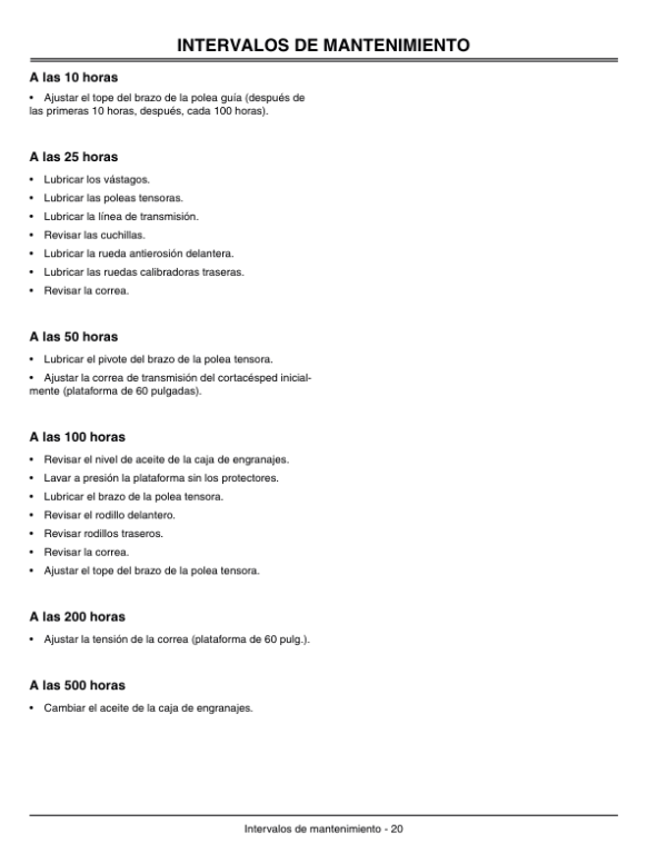 John Deere 54, 60 Inch Mid-Mount Mowers for 4010 CUT Operator’s Manual (OMLVU13010) Workshop Guide