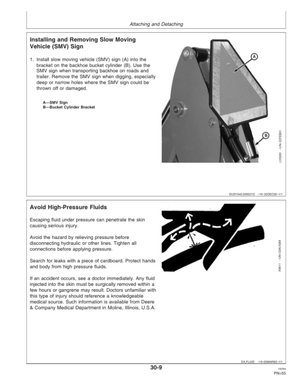 John Deere 49 Backhoe Operator’s Manual (OMLVU13146) Workshop Guide