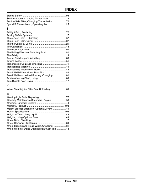 John Deere 4510 (154001 -), 4610 (160001 -), 4710 (179001 -) Compact Utility Tractors Operator’s Manual (OMLVU13194) Workshop Guide
