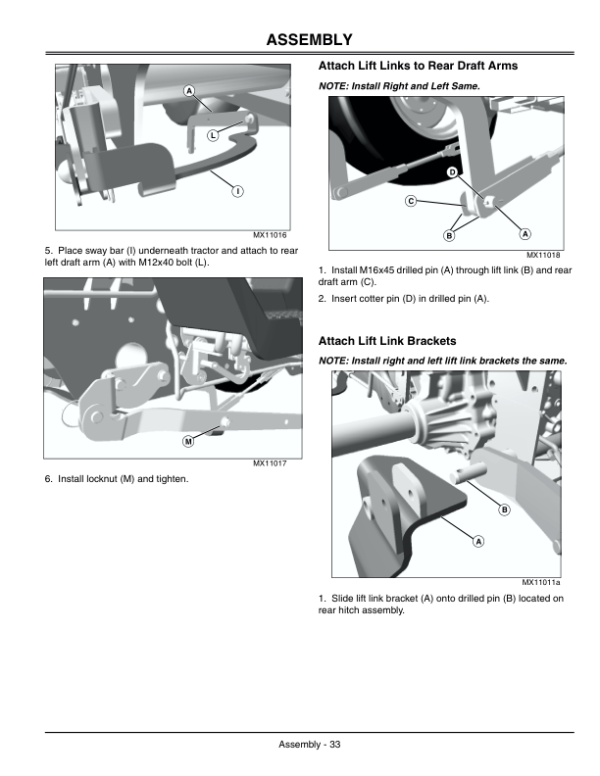 John Deere 54-, 60-In. Mid-Mount Mowers for 4010 CUT Operator’s Manual (OMLVU14314) Workshop Guide