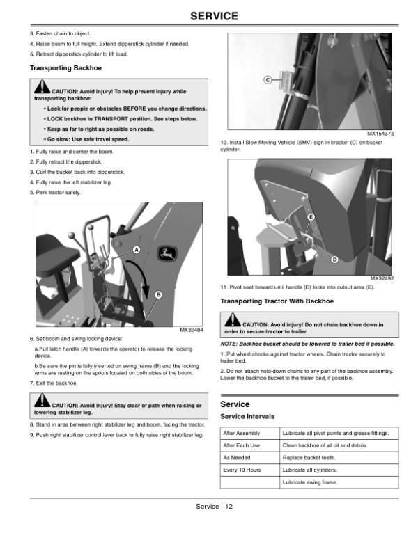 John Deere 46 Backhoe Operator’s Manual (OMLVU17729) Workshop Guide