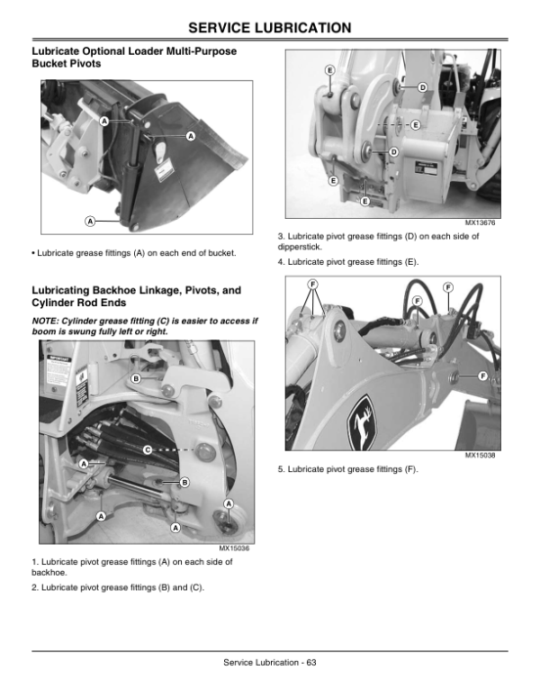 John Deere 110TLB Tractor Loader Backhoe Operator’s Manuals (OMLVU19603) Workshop Guide