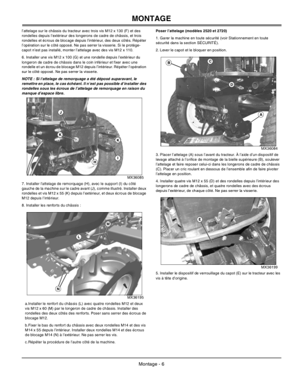 John Deere Front Hitch Operator’s Manual (OMLVU20198) Workshop Guide