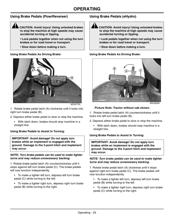 John Deere 4120, 4320, 4520, 4720 Compact Utility Tractors (810001-810480) (Worldwide Edition) Operator’s Manual (OMLVU23477) Workshop Guide
