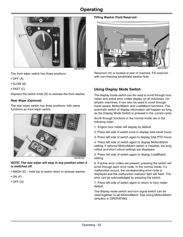 John Deere Compact Utility Tractor – 4120, 4320, 4520, 4720 – OS(810481-) CAB(840001-) Operator’s Manual (OMLVU24810) Workshop Guide