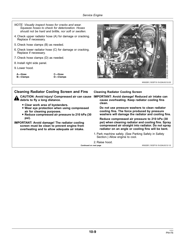 John Deere 1023E (310001-), 1025R (110001-) Compact Utility Tractors (December 2012) (Export Edition) Operator’s Manual (OMLVU25848) Workshop Guide