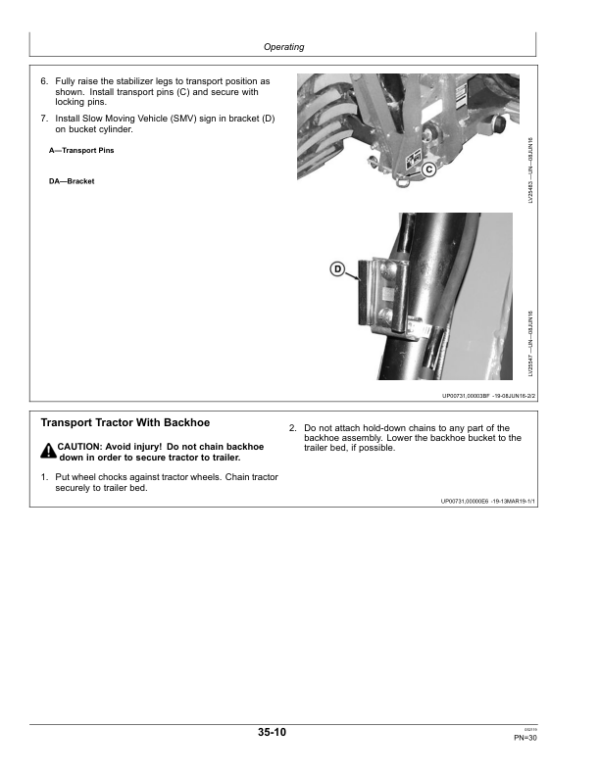 John Deere 270B Backhoe Operator’s Manual (OMLVU31002) Workshop Guide